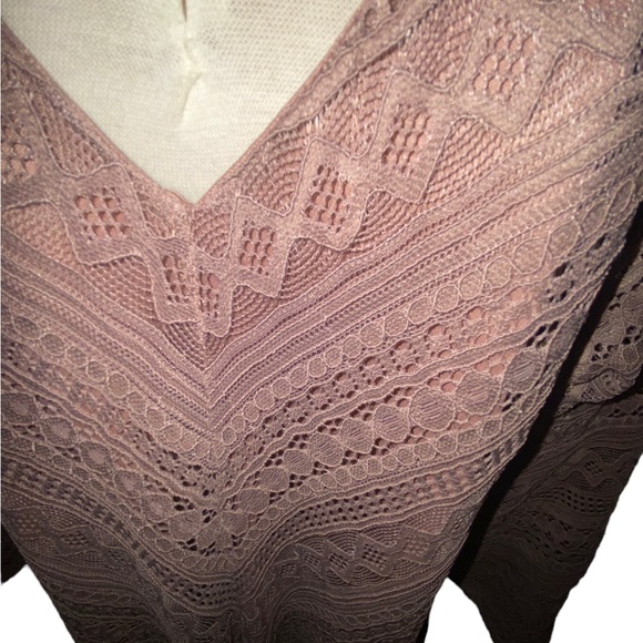 Torrid size 1 plus size mauve lace dress NWTS 14/16 - Picture 5 of 10